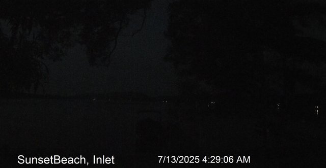 time-lapse frame, Sunset Beach webcam