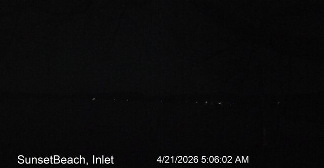 time-lapse frame, Sunset Beach webcam