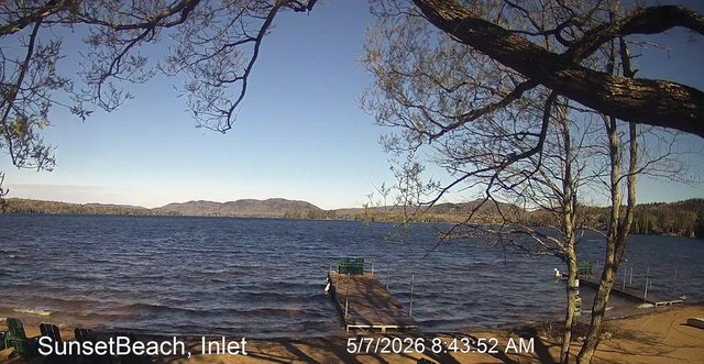 time-lapse frame, Sunset Beach webcam