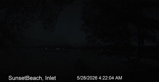 time-lapse frame, Sunset Beach webcam