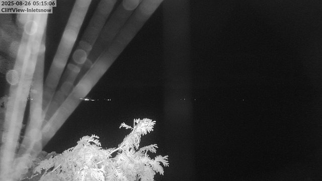 time-lapse frame, 4th Lake, Inlet, NY webcam
