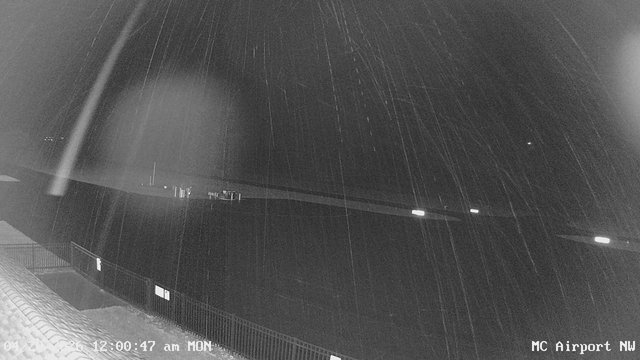 time-lapse frame, Mifflin County Airport (west) webcam