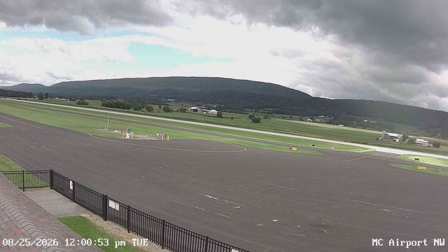 view from Mifflin County Airport (west) on 2026-08-25