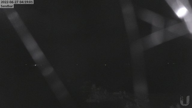 time-lapse frame, 4th Lake Sandbar webcam