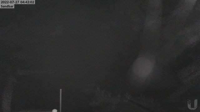 time-lapse frame, 4th Lake Sandbar webcam