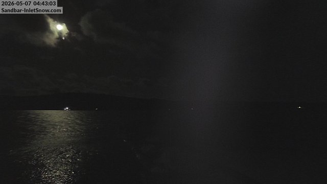 time-lapse frame, 4th Lake Sandbar webcam