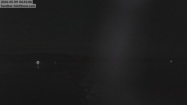 time-lapse frame, 4th Lake Sandbar webcam