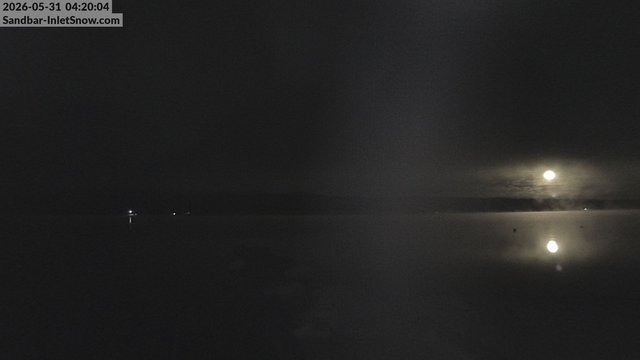 time-lapse frame, 4th Lake Sandbar webcam
