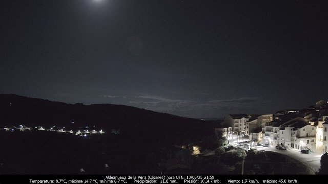 time-lapse frame, Meteogredos webcam