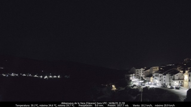 time-lapse frame, Meteogredos webcam