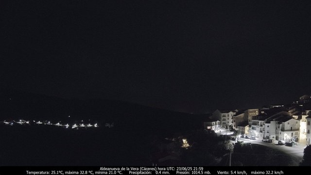 time-lapse frame, Meteogredos webcam