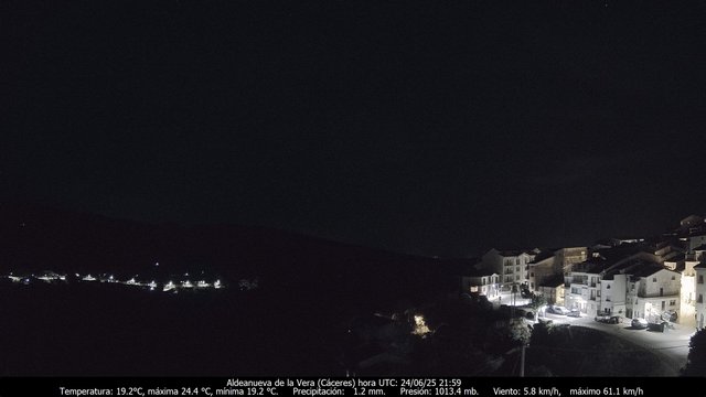 time-lapse frame, Meteogredos webcam