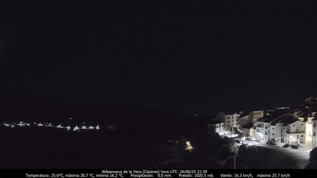 time-lapse frame, Meteogredos webcam