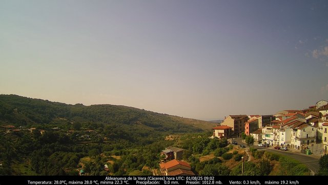 time-lapse frame, MeteoGredos webcam