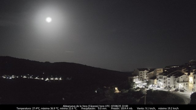 time-lapse frame, MeteoGredos webcam