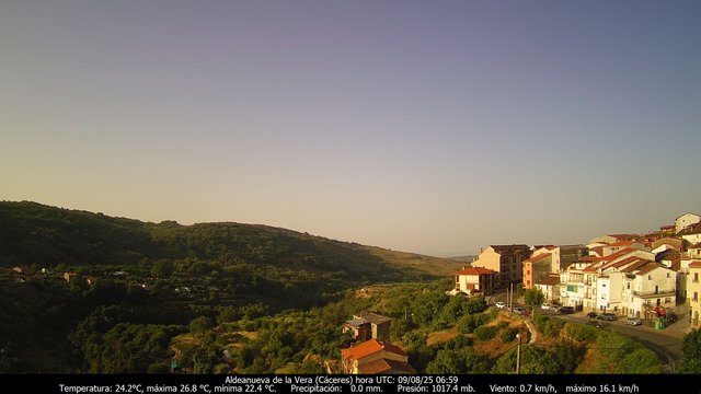 time-lapse frame, MeteoGredos webcam