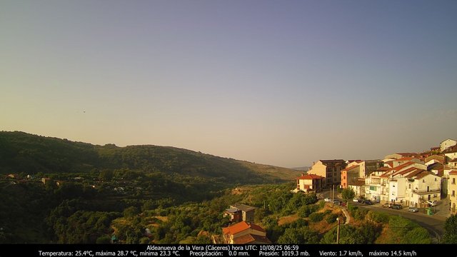 time-lapse frame, MeteoGredos webcam