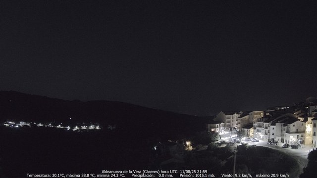 time-lapse frame, MeteoGredos webcam