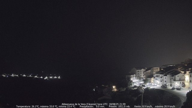 time-lapse frame, MeteoGredos webcam
