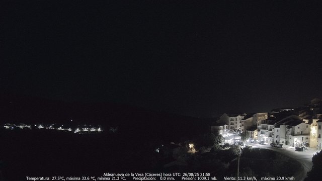 time-lapse frame, MeteoGredos webcam