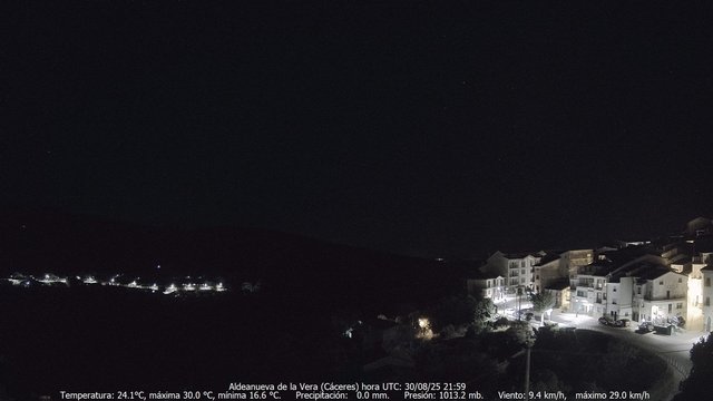 time-lapse frame, MeteoGredos webcam