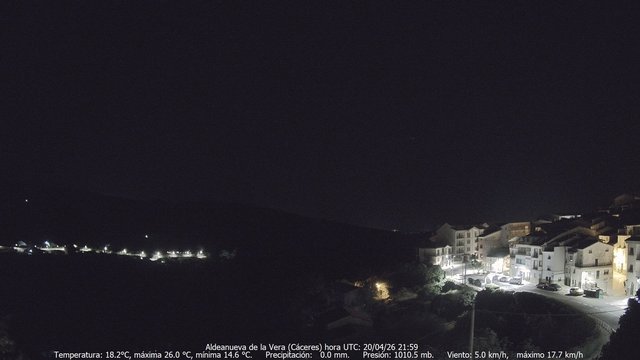 time-lapse frame, MeteoGredos webcam