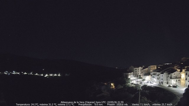 time-lapse frame, MeteoGredos webcam