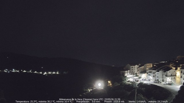 time-lapse frame, MeteoGredos webcam