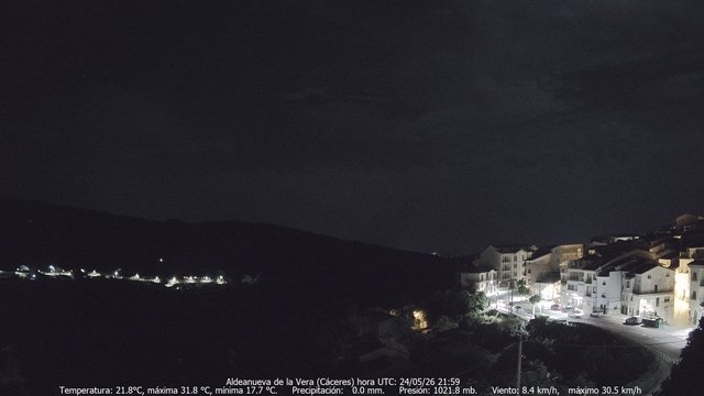 time-lapse frame, MeteoGredos webcam