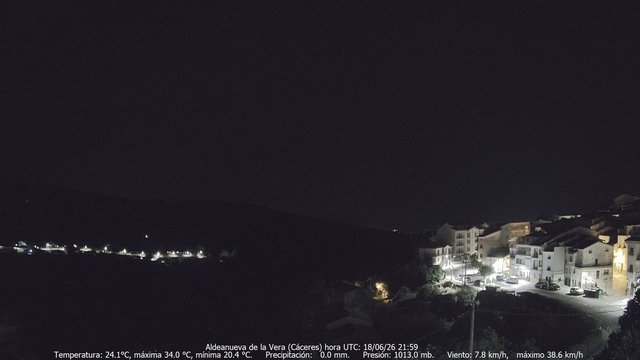 time-lapse frame, MeteoGredos webcam