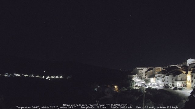 time-lapse frame, MeteoGredos webcam