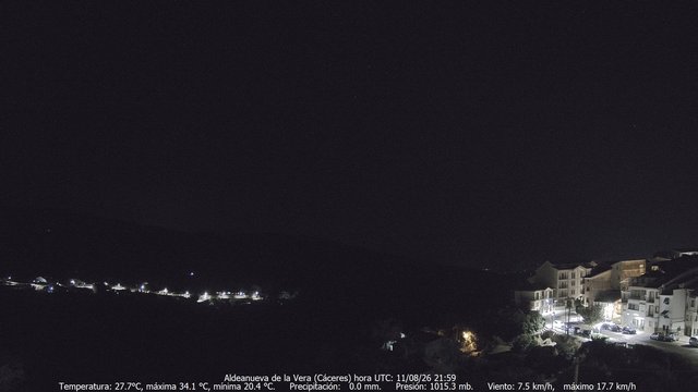 time-lapse frame, MeteoGredos webcam