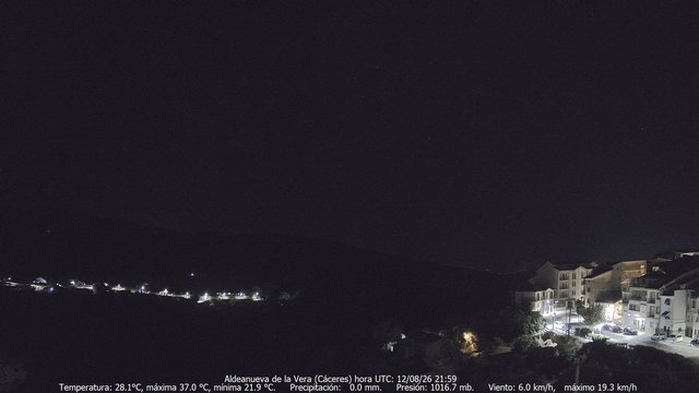 time-lapse frame, MeteoGredos webcam