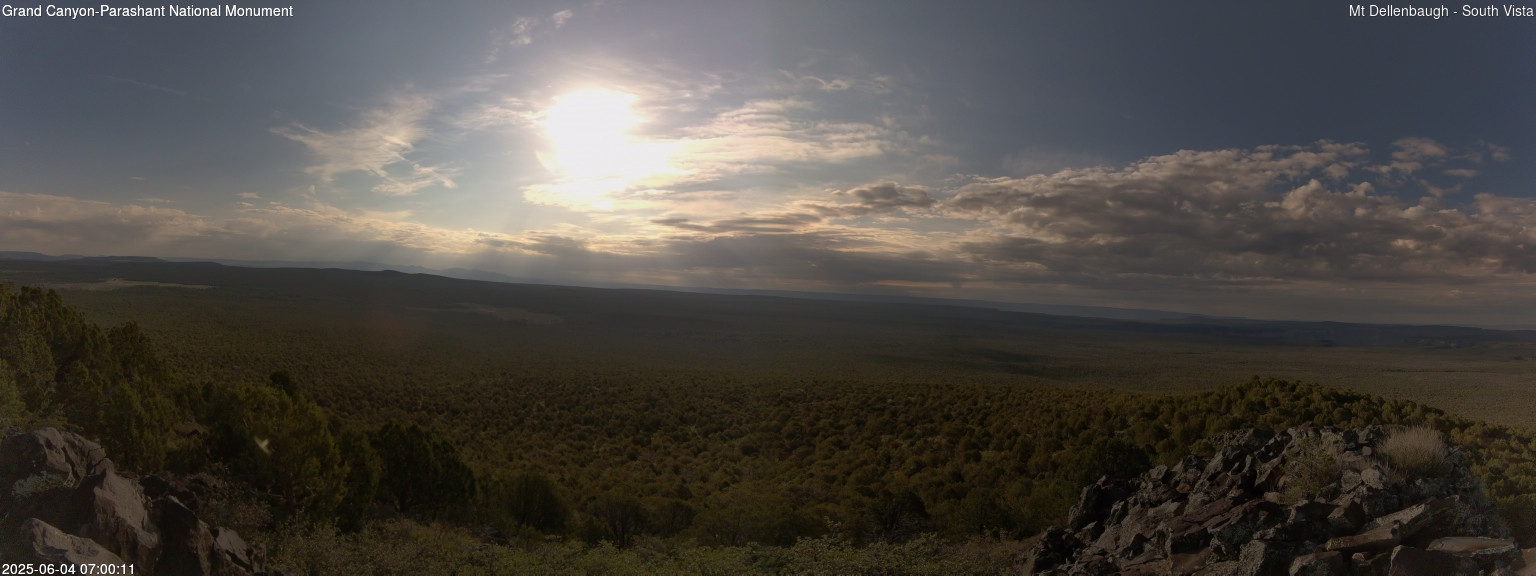 time-lapse frame, Mt Dellenbaugh - Southeast Vista webcam