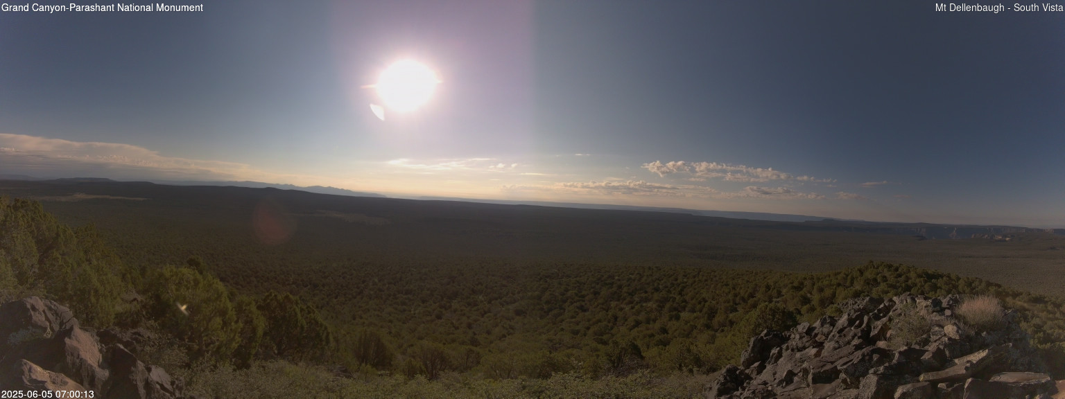 time-lapse frame, Mt Dellenbaugh - Southeast Vista webcam