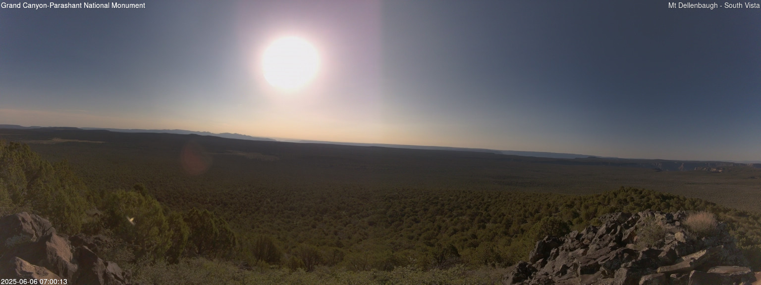 time-lapse frame, Mt Dellenbaugh - Southeast Vista webcam