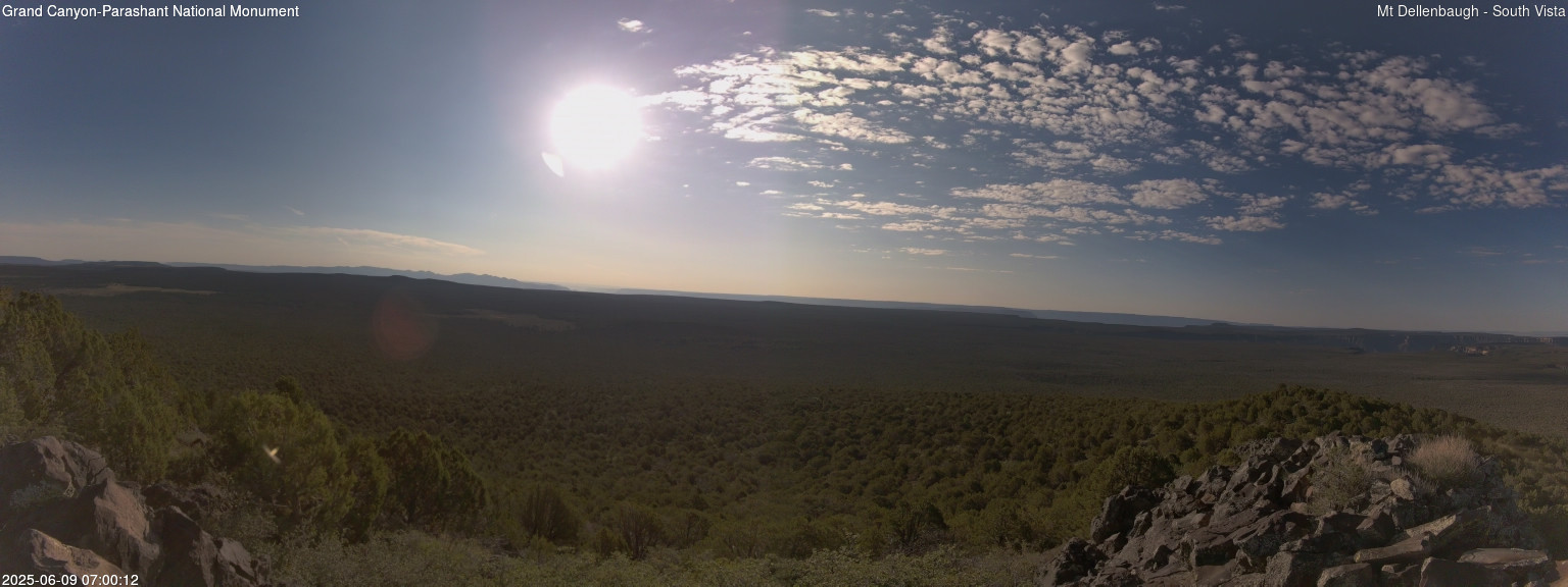 time-lapse frame, Mt Dellenbaugh - Southeast Vista webcam