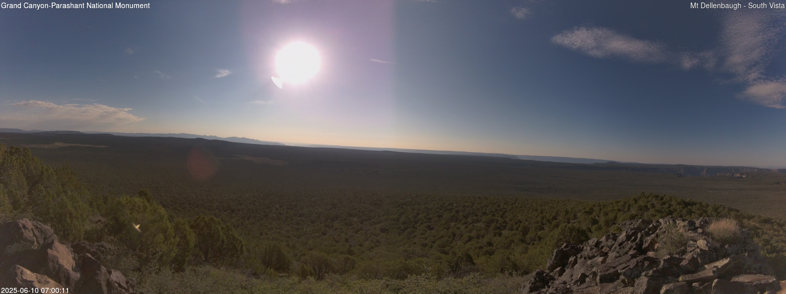 time-lapse frame, Mt Dellenbaugh - Southeast Vista webcam