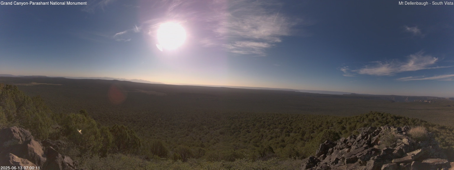 time-lapse frame, Mt Dellenbaugh - Southeast Vista webcam