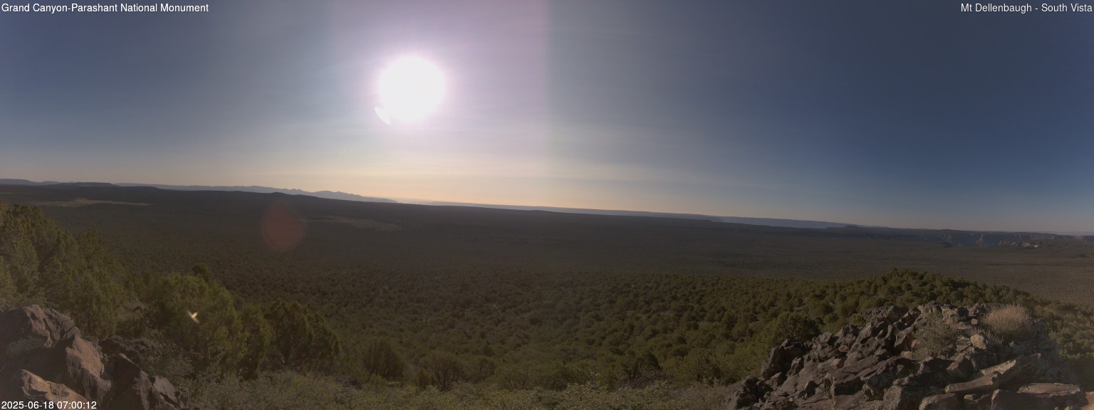 time-lapse frame, Mt Dellenbaugh - Southeast Vista webcam