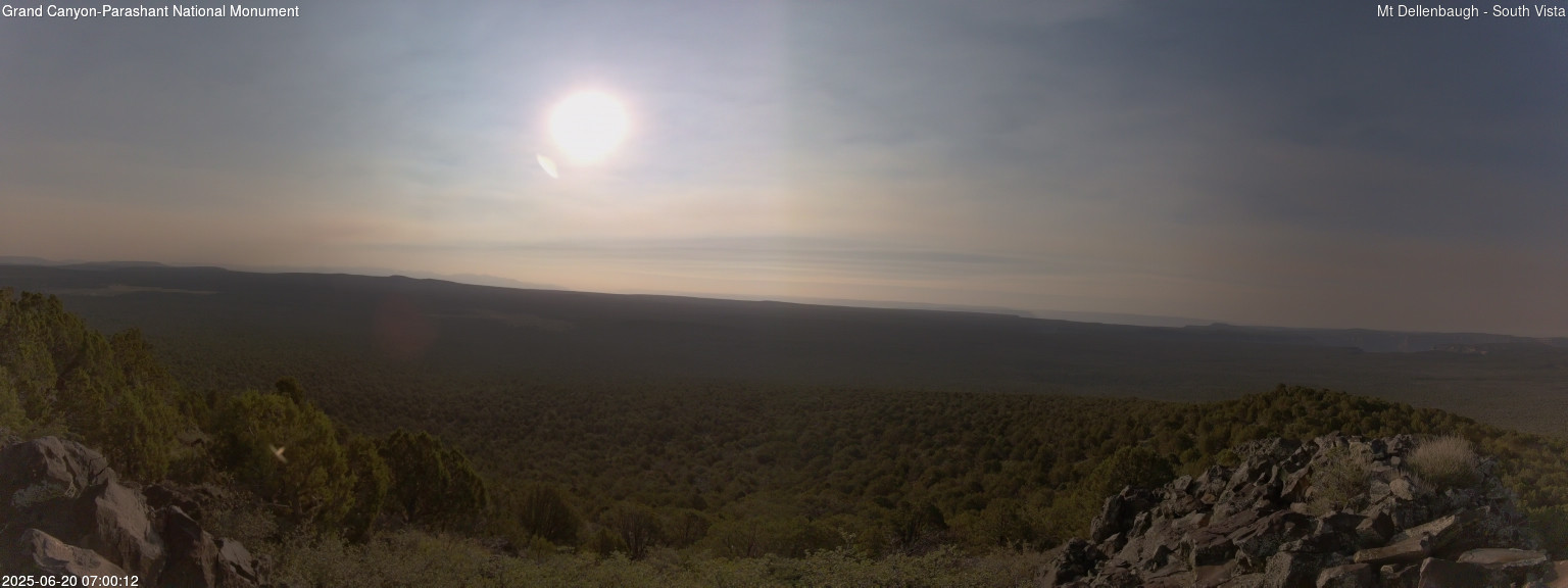 time-lapse frame, Mt Dellenbaugh - Southeast Vista webcam