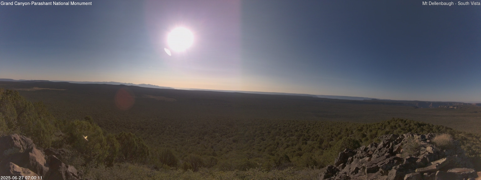 time-lapse frame, Mt Dellenbaugh - Southeast Vista webcam