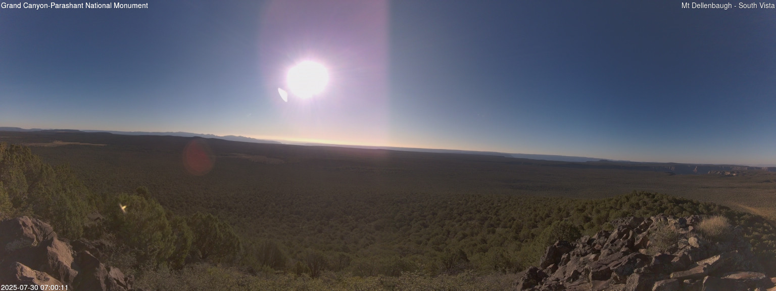 time-lapse frame, Mt Dellenbaugh - Southeast Vista webcam