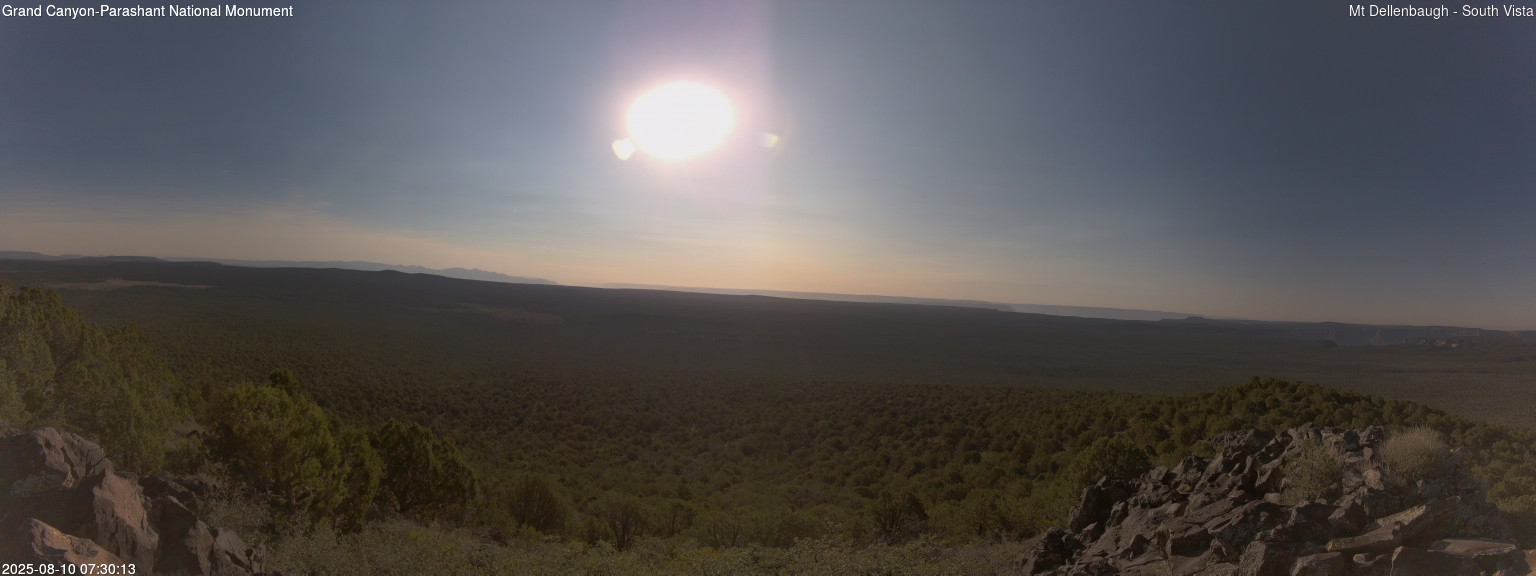 time-lapse frame, Mt Dellenbaugh - Southeast Vista webcam