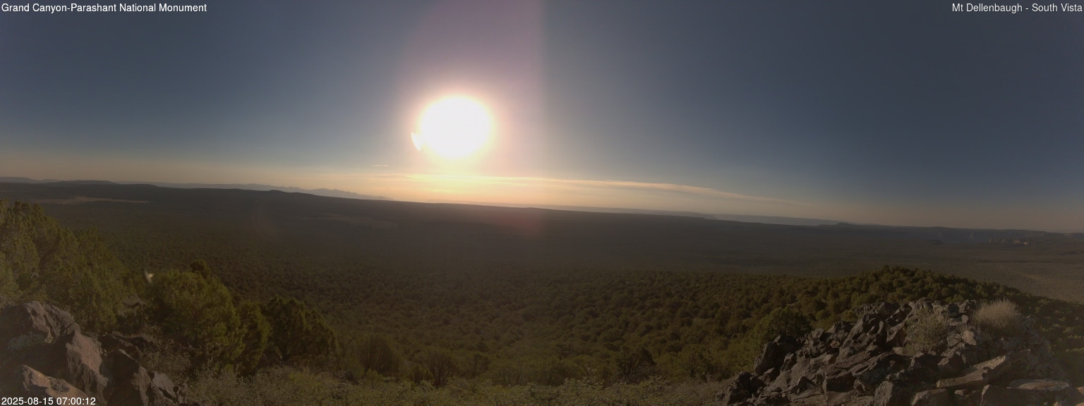 time-lapse frame, Mt Dellenbaugh - Southeast Vista webcam
