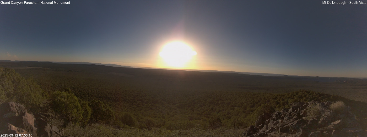 time-lapse frame, Mt Dellenbaugh - Southeast Vista webcam