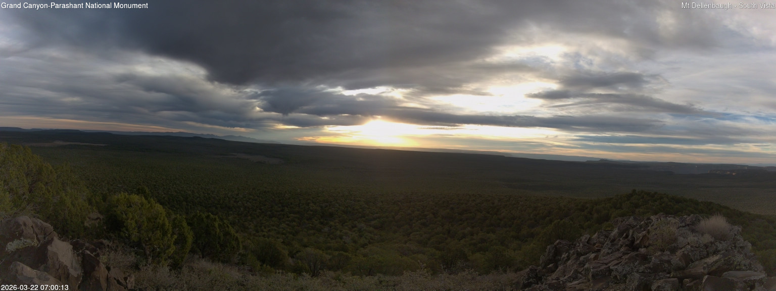 time-lapse frame, Mt Dellenbaugh - Southeast Vista webcam