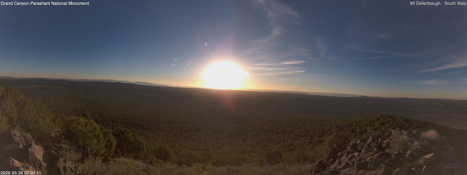 time-lapse frame, Mt Dellenbaugh - Southeast Vista webcam