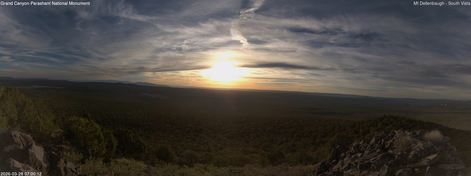 time-lapse frame, Mt Dellenbaugh - Southeast Vista webcam