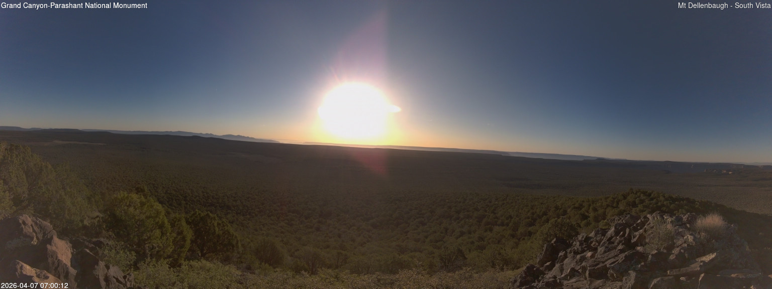 time-lapse frame, Mt Dellenbaugh - Southeast Vista webcam